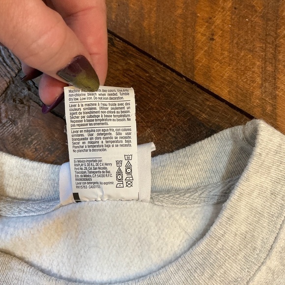 Champion Reverse Weave Nashville Crewneck Sweatshirt Gray Small - Picture 9 of 9